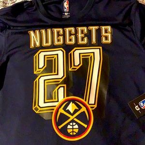 Official NBA Denver Nuggets Soccer style Jersey L